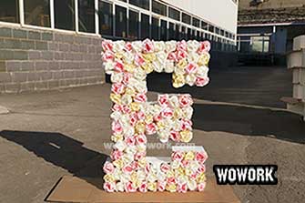 floral single letter-4ft